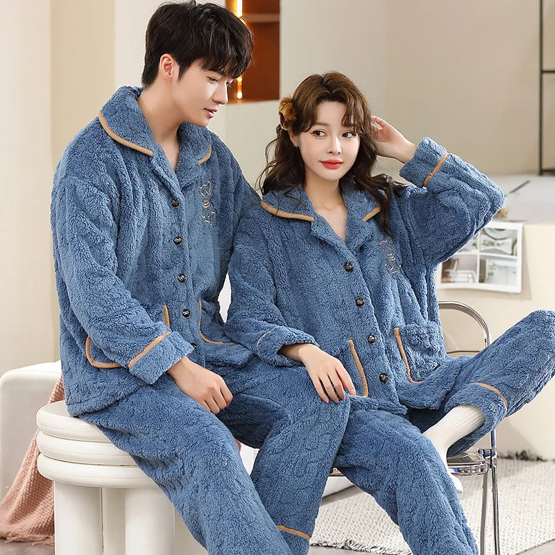 Men’s Flannel Pajama Set – Warm Winter Sleepwear & Nightwear