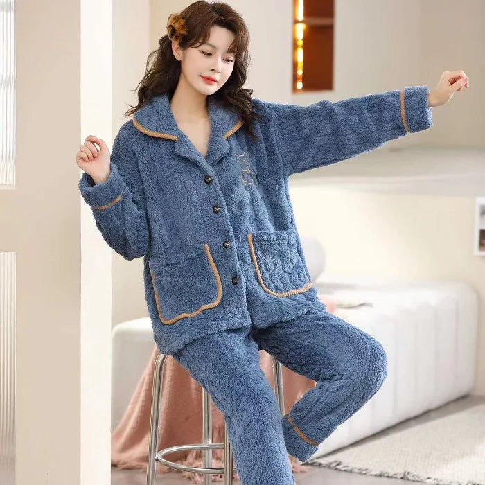 Men’s Flannel Pajama Set – Warm Winter Sleepwear & Nightwear