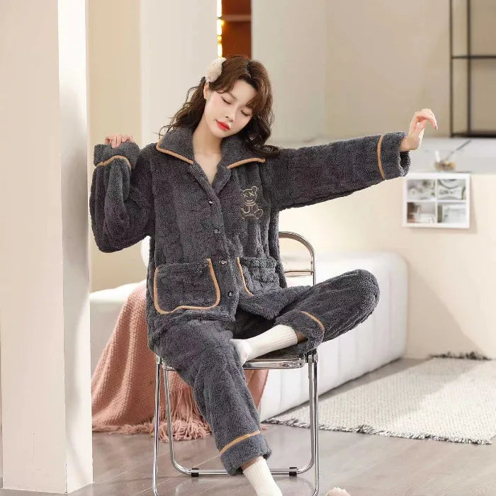 Men’s Flannel Pajama Set – Warm Winter Sleepwear & Nightwear