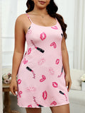 Women’s Plus Size Sleep Dress – Sleeveless Cami Nightgown & Loungewear